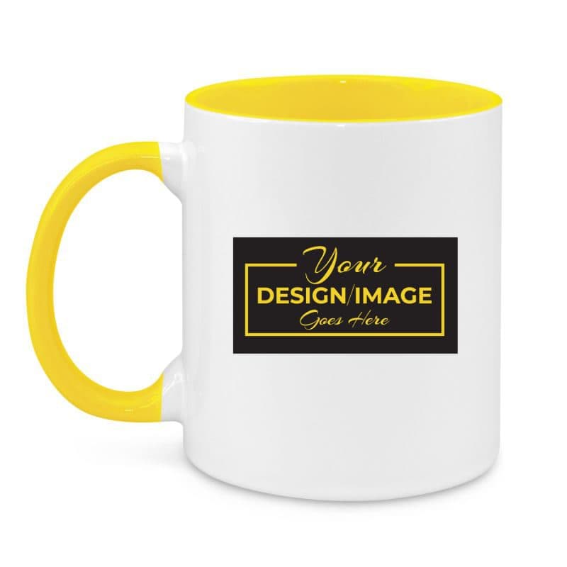 Yellow two-tone Mug