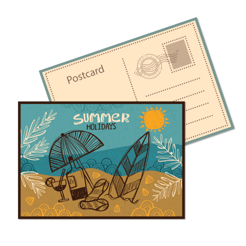 Postcards printing