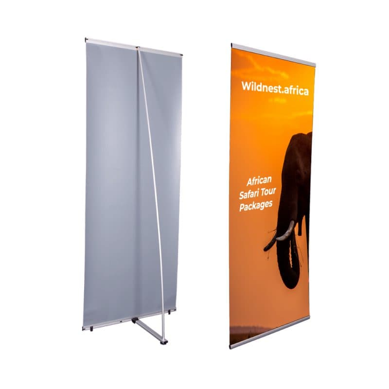 L Banner Stand Printing Services Nairobi Kenya