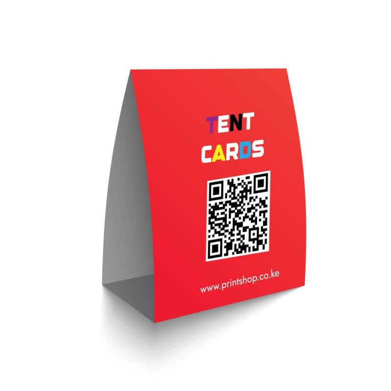 Tent Cards Printing Services Nairobi Kenya