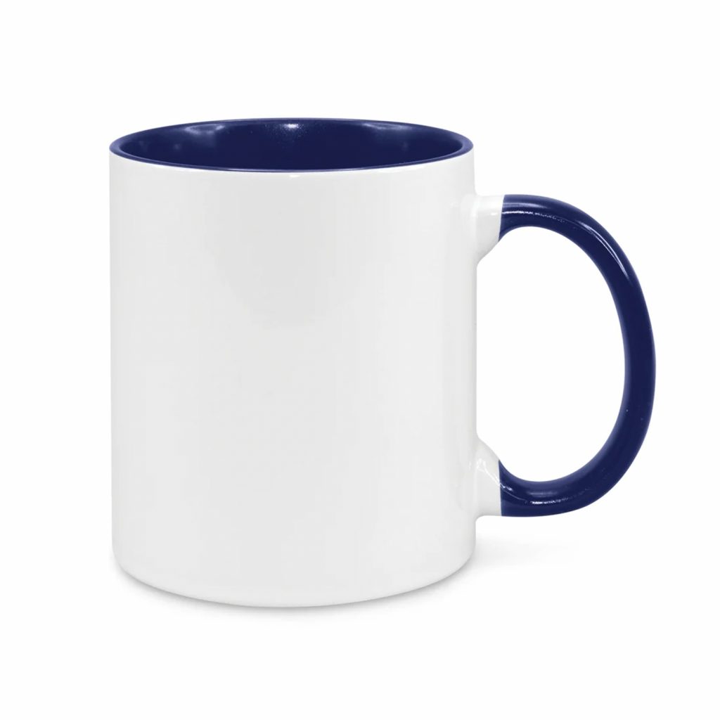 two-tone mug blue inside