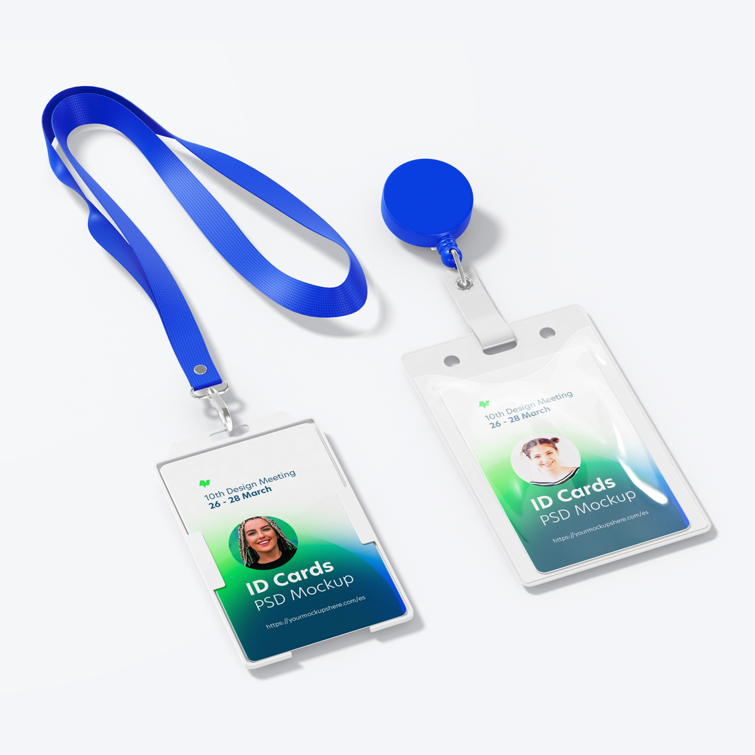 Company ID cards  Make employee plastic photo ID badges in